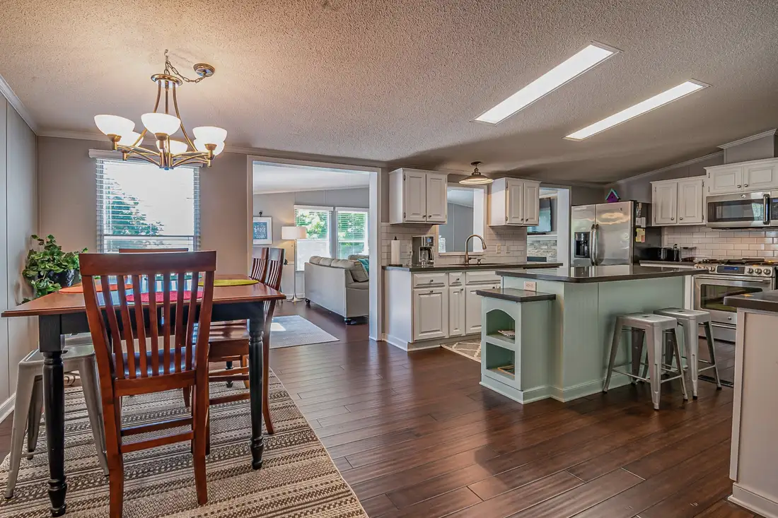 Kitchen and dining room